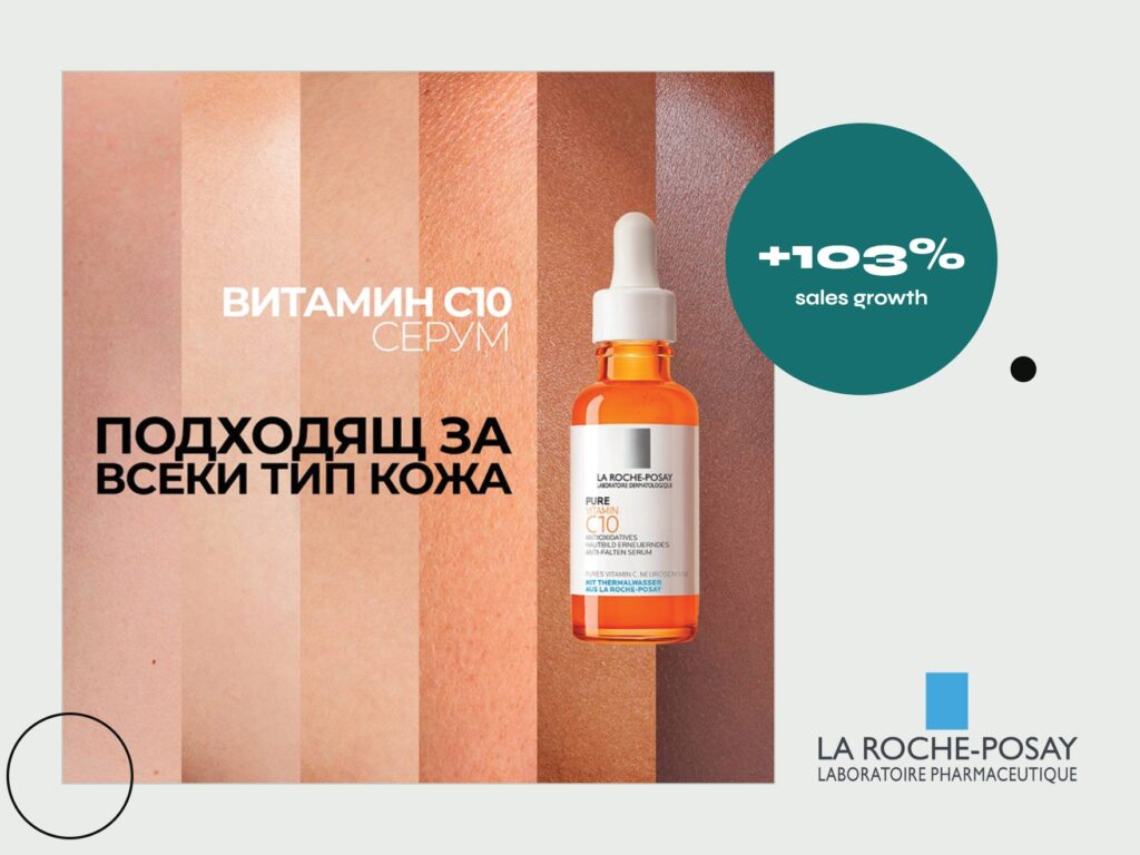 La Roche-Posay Pure Vitamin C10 launch: 103% increase in sales